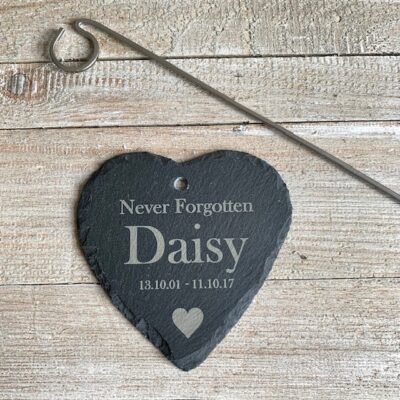 Eternal Love Heart Memorial Daisy 1